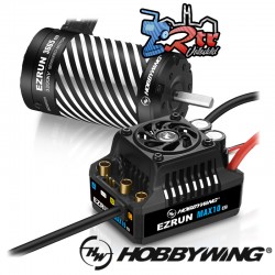 Hobbywing Ezrun MAX10 G2 140A Combo 3665SD-3200kV con eje de 5 mm