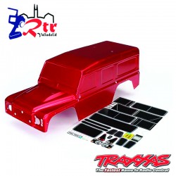 Carrocería TRAXXAS TRX-4 Defender Roja  TRA8011R