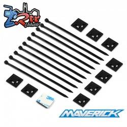 Soporte y brida para cables 10 piezas MV150640