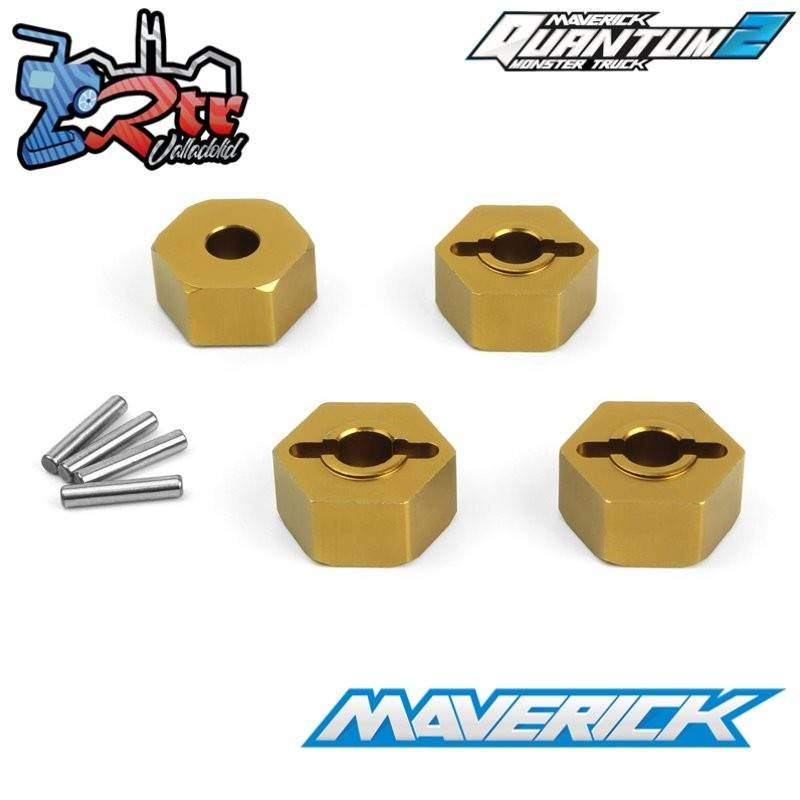 Juego de bujes hexagonales de aluminio de 14 mm, 4 piezas Maverick MV150471