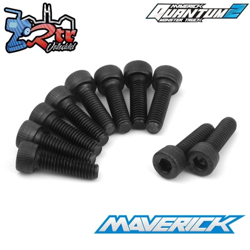 Tornillo de cabeza cilíndrica M4x14mm 10uds Maverick MV150477