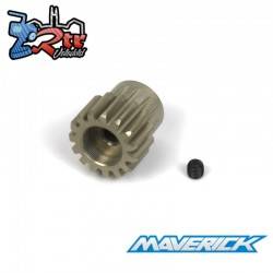 Piñón de acero 15t modulo 0.8/32DP eje de 3.175 Maverick MV150625