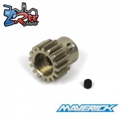 Piñón de acero 16t modulo 0.8/32DP eje de 3.175 Maverick MV150626