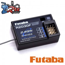 Receptor Futaba R203GF 3 Canales 2,4GHz S-FHSS