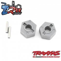 Cubos de rueda, hexagonales (delanteros) con pasadores (desplazamiento alto) Traxxas TRA3654