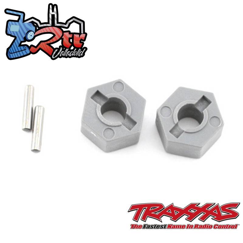 Cubos de rueda, hexagonales (delanteros) con pasadores (desplazamiento alto) Traxxas TRA3654
