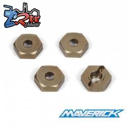 Hexagonos de aluminio 12mm 4 Unidades Maverick MV150633