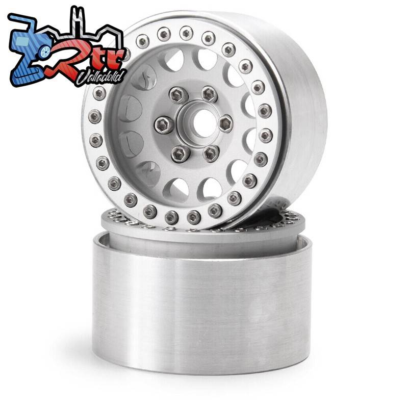 Llantas 1.9 aluminio Crawler beadlock 83gr cada una (2 Unidades)