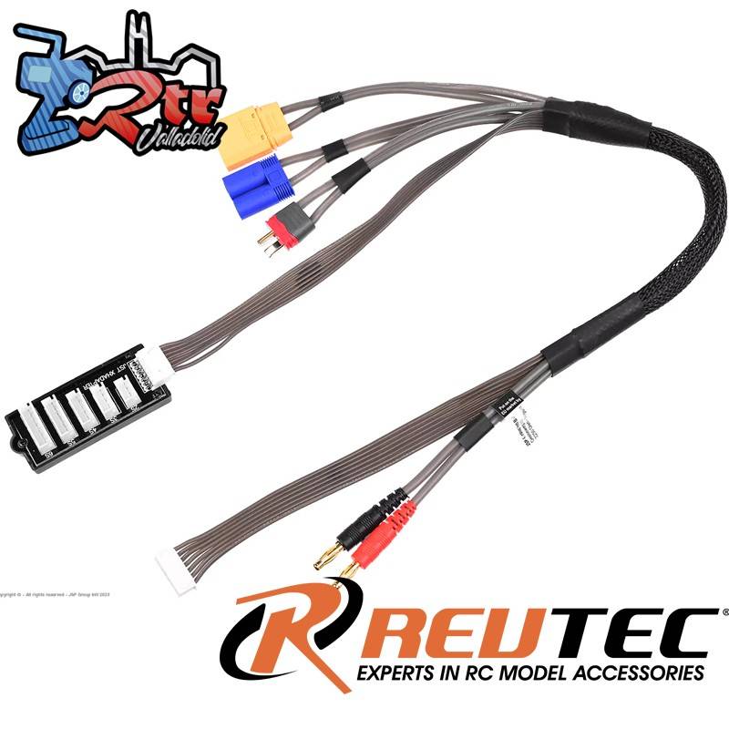 Cable de carga balance Bananas 4mm para T-Plug / EC-5 / XT90 Hembra 2-6s