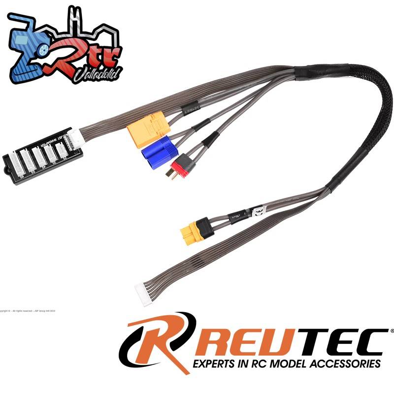 Cable de carga balance XT60 a T-Plug / EC-5 / XT90 Hembra 2-6S REUTEC