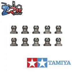 Tuerca de bola aluminio 5mm recubierta de flúor 10 Piezas Tamiya 53599