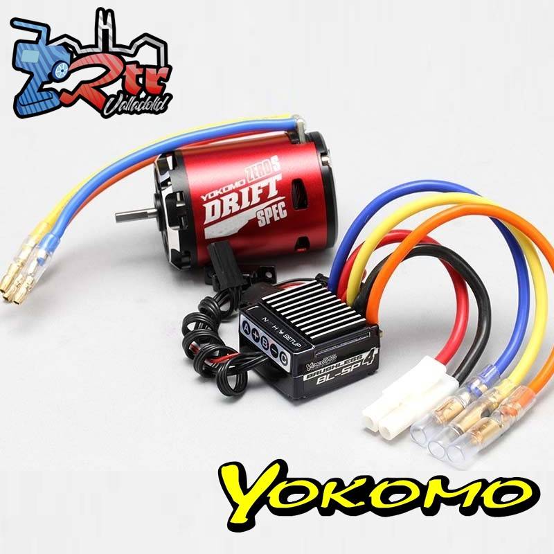 Combo Brushless 1/10 Yokomo BL-SP4 ESC + ZERO-S 10.5T Drift Spec Rojo