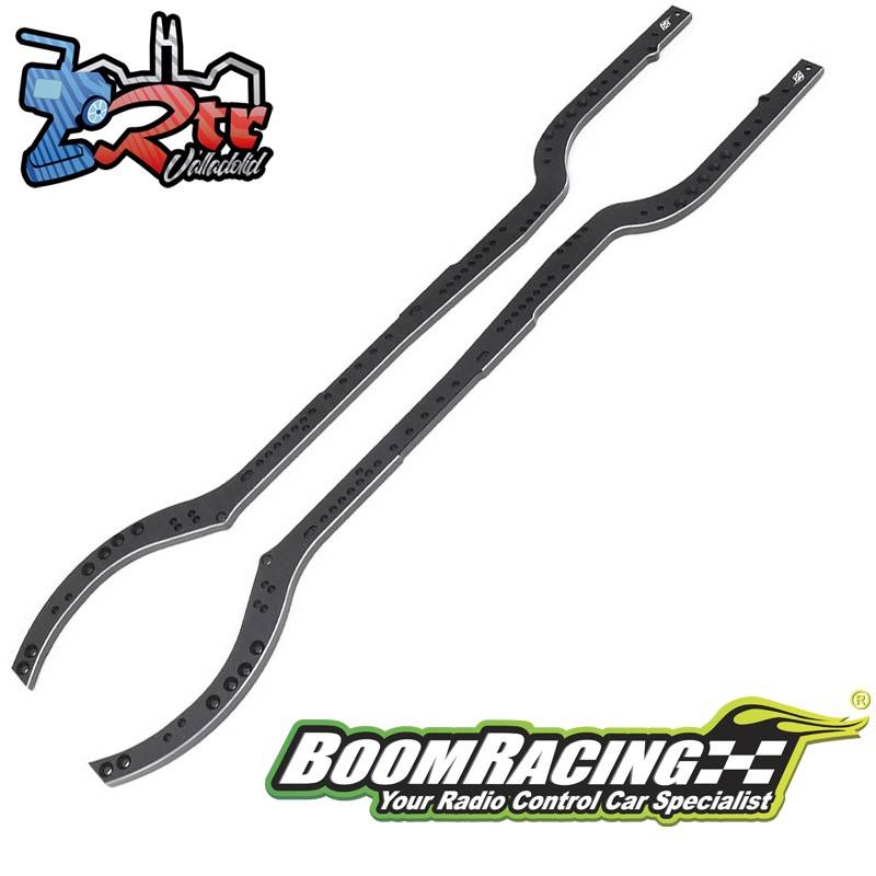 Riel de chasis de aluminio CNC Boom Racing de 6 mm BRX020011-ALU