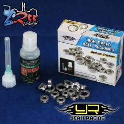 Kit de rodamientos Yeah Racing Tamiya CC-01 Chasis 4x4 1/10