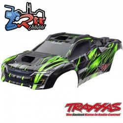 Carrocería TRAXXAS XRT® Ultimate verde pintada, calcomanías aplicadas, ensamblada con soportes TRA7869-GRN