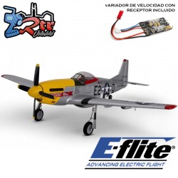 Avion UMX P-51D Mustang “Detroit Miss” BNF Basic with AS3X and SAFE Select EFLU7350
