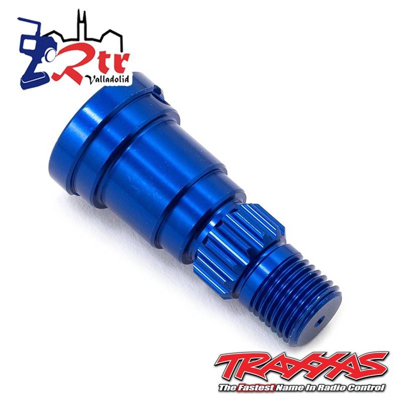 Eje de muñón, aluminio, anodizado azul TRA7768X