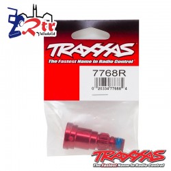 Eje de muñón, aluminio, anodizado rojo TRA7768R