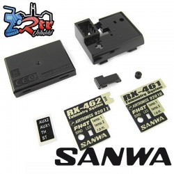 Juego de estuches o cajas plástica, para receptor Sanwa RX-461/462