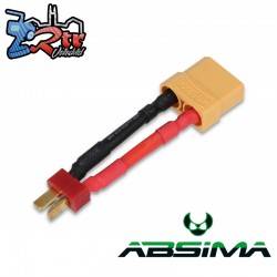 Adaptador con cable T-Plug Macho a XT90 Hembra 50mm