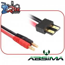 Cable de carga Conector tipo bala de 4 mm - Traxxas 300 mm