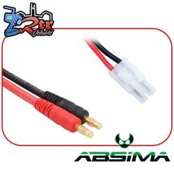 Cable de carga Conector tipo bala de 4 mm - Tamiya 300 mm