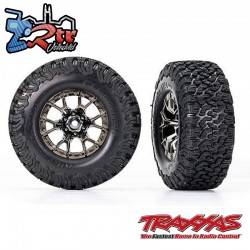 Llantas y ruedas, ensamblados, pegados Ford Raptor R, BFGoodrich® All-Terrain™ T/A® KO2Traxxas TRA10186-BLKCR