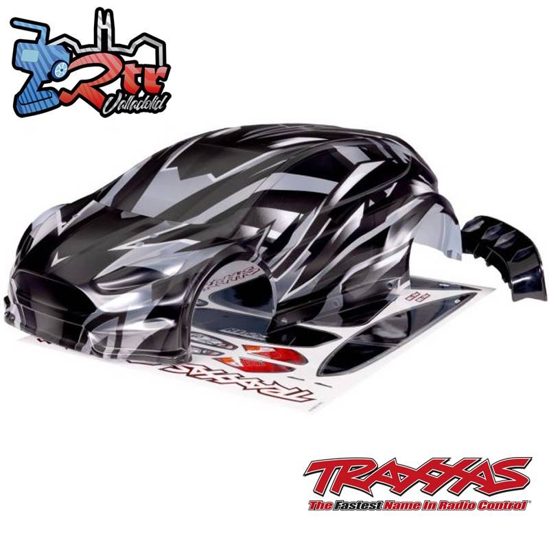 Carrocería TRAXXAS Ford Fiesta® ST Rally Brushless, ProGraphix® Falta aplicar color TRA7418X