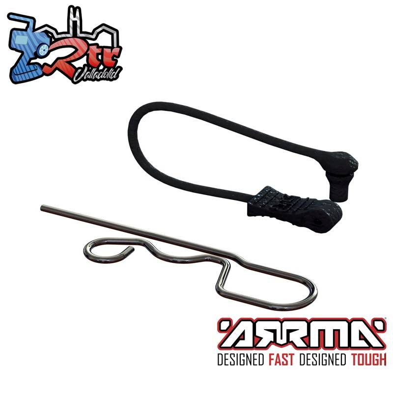 Juego de clips de resorte para poste del cuerpo Arrma ARA320766