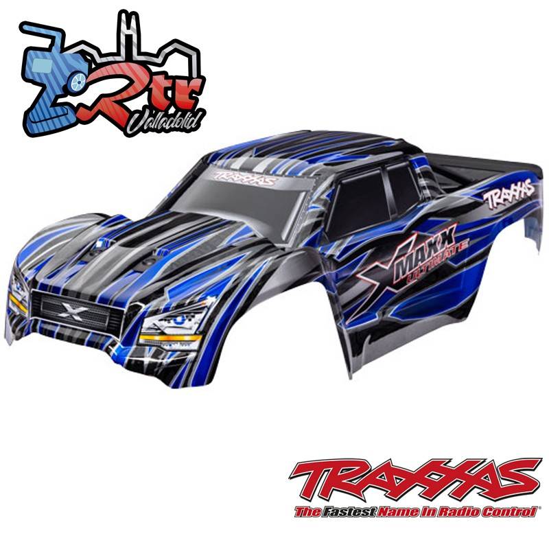 Carrocería, X-Maxx® Ultimate, azul pintada, calcomanías aplicadas Traxxas X-Maxx TRA7868-BLUE
