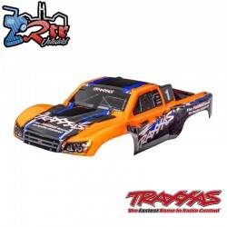 Carrocería TRAXXAS Slash® 4X4 Naranja pegatinas aplicadas para montaje sin clip TRA5850-ORNG