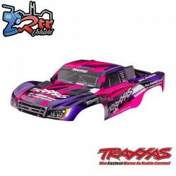 Carrocería TRAXXAS Slash® 2WD Rosa pegatinas aplicadas para montaje sin clip TRA5851-PINK