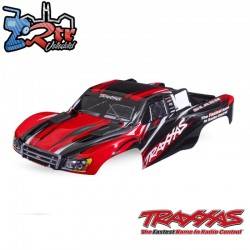 Carrocería TRAXXAS Slash® 2WD rojo pegatinas aplicadas para montaje sin clip TRA5855-RED