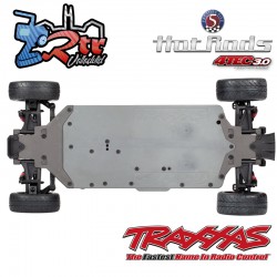 Traxxas 4-Tec 3.0 Hot Rod Coupe Azul Escala 1/10 4Wd Escobillas