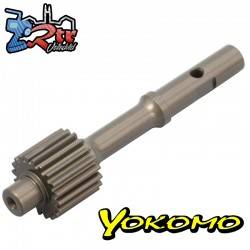 Eje superior de acero Yokomo YD-2 (engranaje DP48 20T) Y2-631S