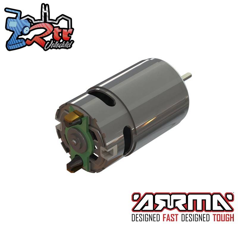 Motor escobilllas 550 14T (negro) ARA390307