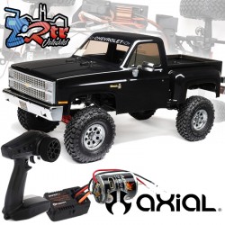 Axial SCX10 III Base Camp Chevy k10 1982 Crawler 4Wd 1/10 RTR Negro