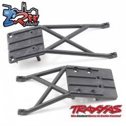 Placas protectoras delanteras y traseras negras TRA5837