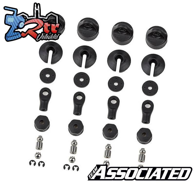 Juego de piezas de amortiguador Team Associated RIVAL MT8 AS25918