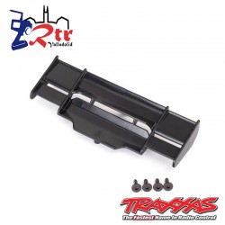 Alerón Trasero Traxxas Rustler Negro 4x4 TRA6721