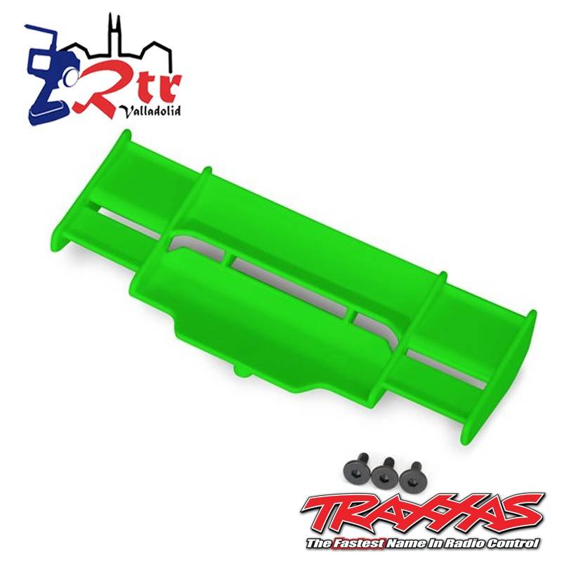 Alerón Trasero Traxxas Rustler Verde 4x4 TRA6721G
