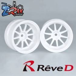 Llantas de competición Reve D VR10 Blanco Offset 10 mm 2 unidades