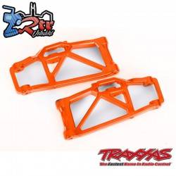 Brazos de suspensión, inferiores, naranja delanteros o traseros Traxxas 2 Unidades TRA10230-ORNG