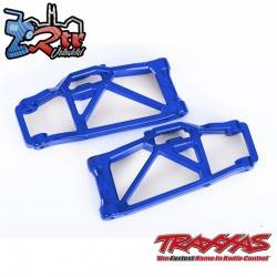 Brazos de suspensión, inferiores, azul delanteros o traseros Traxxas 2 Unidades TRA10230-BLUE