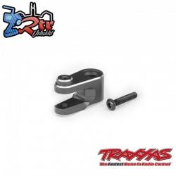 Servobocina, dirección, aluminio 6061-T6 anodizado en gris Traxxas TRA10247-GRAY