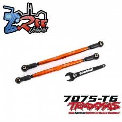 Enlaces de convergencia delanteros naranja opcionales para usar con el kit Widemaxx 7895 Traxxas TRA7897-ORNG
