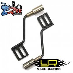 Tubo de escape de metal para Crawler Yeah Racing TRX4-078