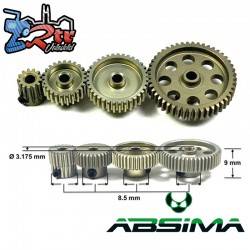 Piñón de Aluminio Absima 20T Dientes 48Pitch Eje 3.2mm