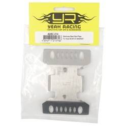 Protector de bajo de acero Yeah Racing Axial SCX10 III AXSC-014