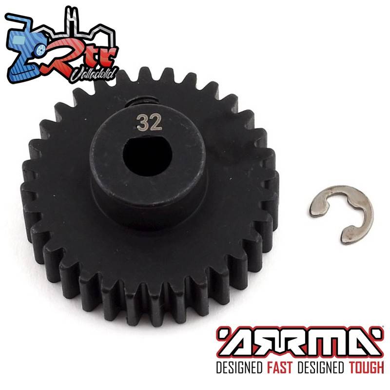 Engranaje de piñón, 32T HD Mod0.8 Eje 5mm Safe-D5 ARA311015